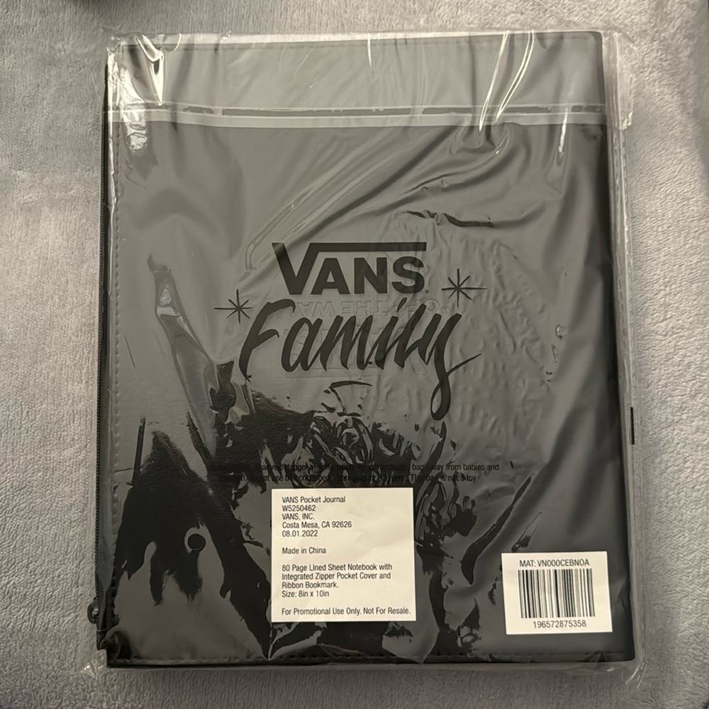 Vans family pocket journal
